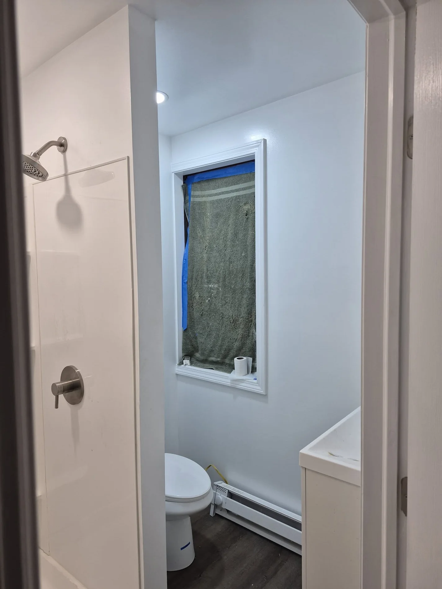 Finished bathroom improvement by Francis Family LLC