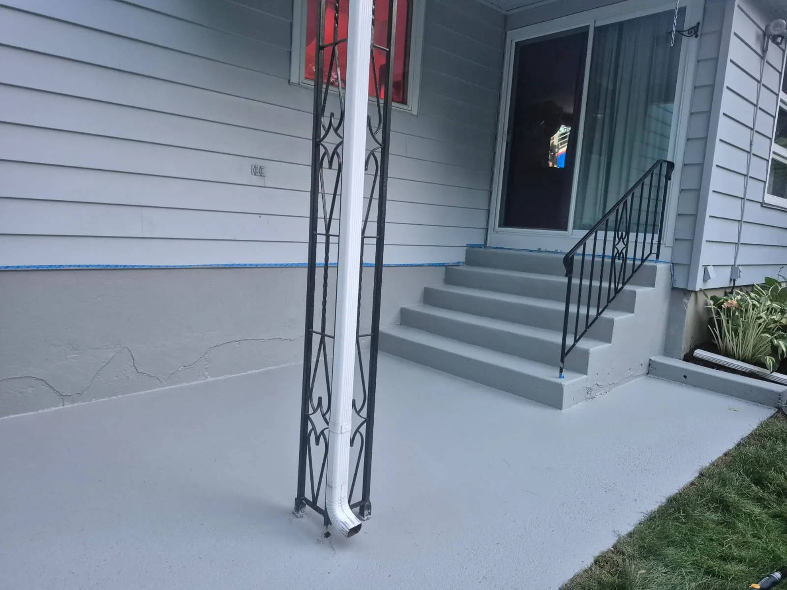 Residential porch and step finish
