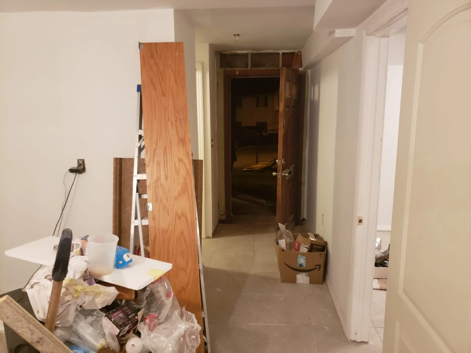 Finished interior painting and drywall work