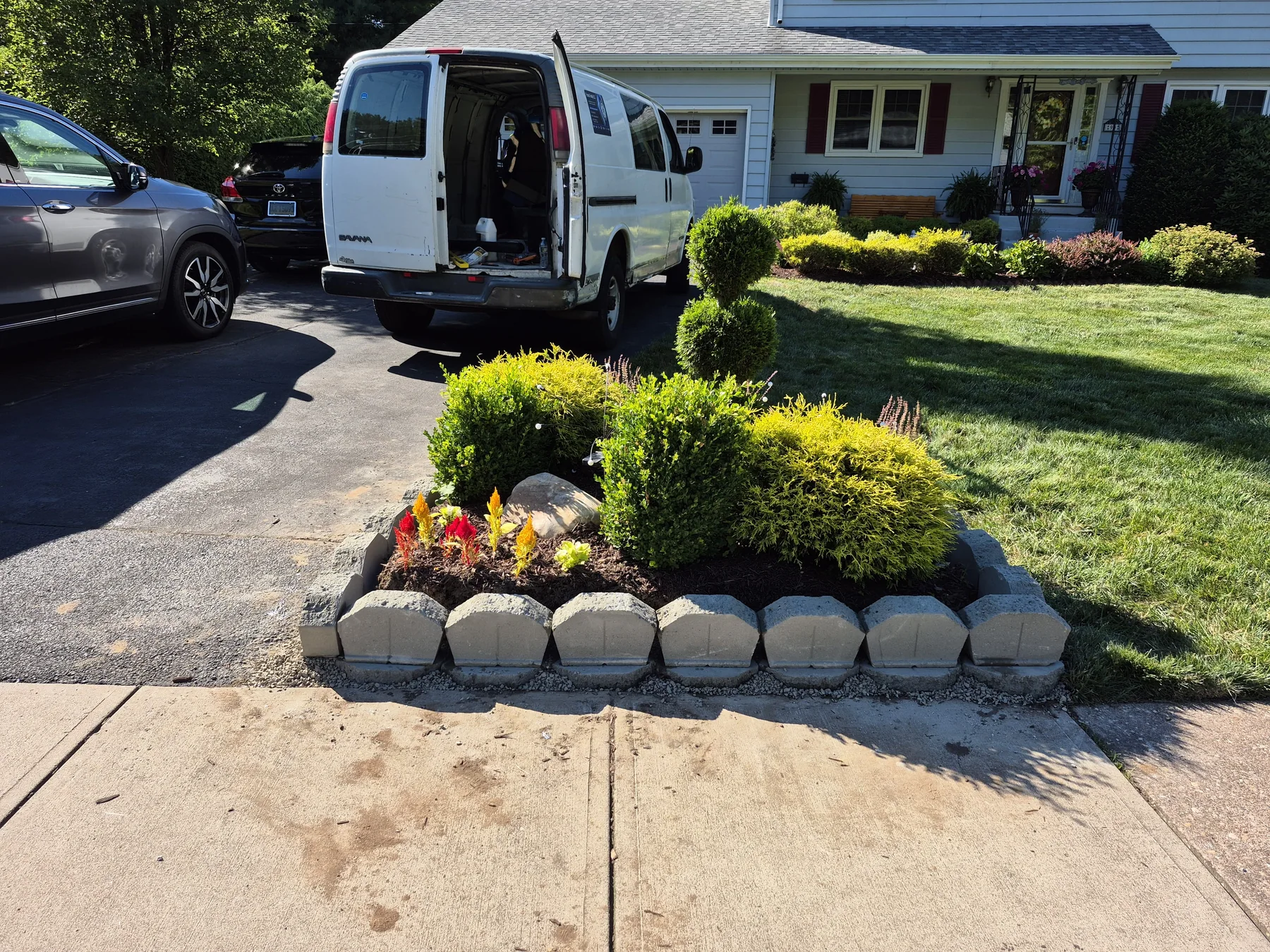 Detailed landscaping project